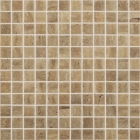 Мозаїка під камінь 31,5x31,5 Vidrepur Impressions Stones Travertino Noce Mt 4100 (коричнева)