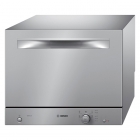Компактна посудомийна машина на 6 комплектів посуду Bosch SKS51E28EU сталь