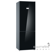 Окремий двокамерний холодильник із нижньою морозильною камерою Bosch Serie 6 KGN49LB30U чорний