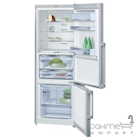 Окремий двокамерний холодильник з нижньою морозильною камерою Bosch Serie 8 KGN56PI30U нержавіюча сталь