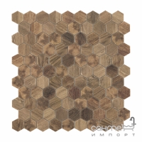 Мозаика под дерево 31,5x31,5 Vidrepur Honey Royal Light 4700 (светло-коричневая)