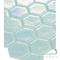 Мозаика 31,5x31,5 Vidrepur Honey Shell Crystal 553 (светло-голубая)