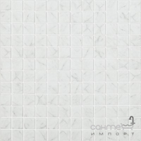 Мозаика под мрамор 31,5x31,5 Vidrepur Impressions Marbles Carrara Grey Mt 4300 (светло-серая)