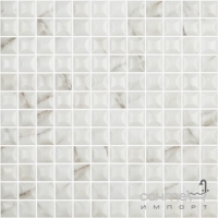 Мозаїка під мармур 31,5x31,5 Vidrepur Impressions Marbles Edna Calacatta Mt 4302/B (біла)