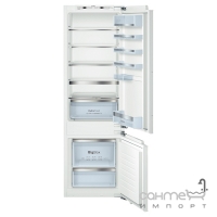 Вбудований двокамерний холодильник з нижньою морозильною камерою Bosch KIS87AF30