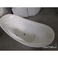 Акриловая ванна Volle 170 12-22-210 + смеситель для ванны напольный Imprese Cuthna stribro H-10280