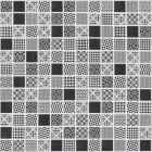 Мозаика 31,5x31,5 Vidrepur Impressions Hidraulics Born Black (черная)