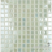 Мозаика люминесцентная 31,5x31,5 Vidrepur luminiscente Fire Glass 412FG (белая)