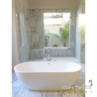 Окремостояча ванна зі штучного каменю Badeloft BW-02-XL