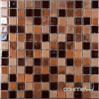 Мозаика 31,5x31,5 Vidrepur Lux Chocolate-406 (коричневая)