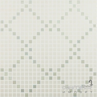 Мозаика 31,5x31,5 Vidrepur Online Rombo Nacar (белая)