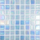 Мозаика 31,5x31,5 (3,8x3,8) Vidrepur Shell Air 551 (голубая)