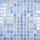 Мозаика 31,5x31,5 (2,5x2,5) Vidrepur Shell Azure 552 (голубая)