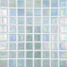 Мозаика 31,5x31,5 (3,8x3,8) Vidrepur Shell Crystal 553 (зелено-голубая)
