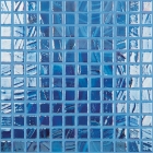 Мозаика 31,5x31,5 Vidrepur Titanium Blue Brush Brush 734 (синяя)