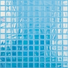 Мозаика 31,5x31,5 Vidrepur Titanium Sky Blue / Turquoise Brush 733 (голубая)