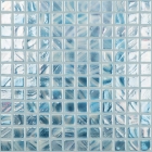 Мозаика 31,5x31,5 Vidrepur Titanium Cobalto Blue Brush 751 (светло-голубая)