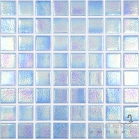 Мозаика 31,5x31,5 (3,8x3,8) Vidrepur Shell Azure 552 (голубая)