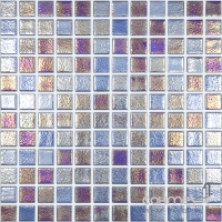 Мозаика 31,5x31,5 (2,5x2,5) Vidrepur Shell Saphire 555 (фиолетовая)