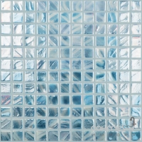 Мозаїка 31,5x31,5 Vidrepur Titanium Cobalto Blue Brush 751 (світло-блакитна)