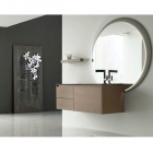 Комплект мебели Arcom Escape Rovere Terra (тумба с раковиной и зеркало с подсветкой)