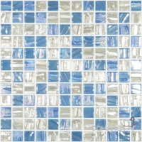 Мозаика микс 31,5x31,5 Vidrepur Vogue Blue Star 733-656-652