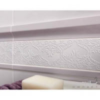 Настінна плитка фриз 4,5x33,3 Ascot Ceramiche England Listello Bianco