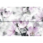 Плитка настенная декор-панно 50x75 Ceramika Color Futuro Flower Grey