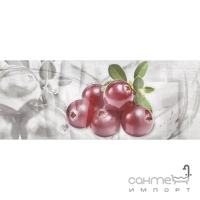 Плитка настенная декор 20x50 Ceramika-Konskie Napoli Fruit 1 Inserto Cream