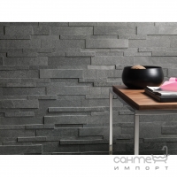 Керамічна плитка 50x100 Cerdisa Neostone Grip Antracite 25441 (чорна)