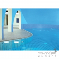 Плитка для бассейна 12,5х25 Cerdisa H2O Sport Project B-Matt Azzurro Caraibico 3330 (голубая)