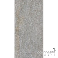 Плитка керамогранітна 19,7 x39, 6 Pietra Piasentina Naturale Rett. Grigio Chiaro 800428 (світло-сіра)