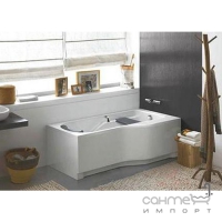 Акрилова асиметрична ванна Kolo Comfort Plus 170x75 з ручками, підголовником та сидінням ліва