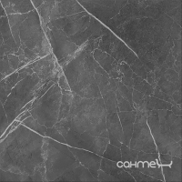 Плитка универсальная под мрамор 60x60 Geotiles Aura Marengo (темно-серая)