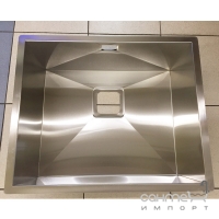 Кухонна мийка Fabiano Quadro 53x44 S/Steel нержавіюча сталь
