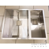 Кухонна мийка Fabiano Quadro 58x44 LS/Steel нержавіюча сталь