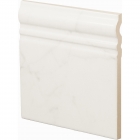 Плитка настінна, бордюр 15x15 Equipe Carrara Skirting Gloss 23095 (біла, глянсова)