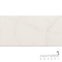 Плитка настінна, бордюр 7,5x15 Equipe Carrara Bullnose Gloss 23093 (біла, глянсова)