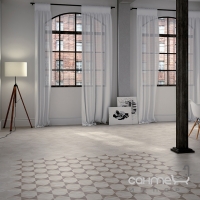 Плитка для підлоги, декор 26,5x26,5 Equipe Curvytile Factory Mond Cream 21342