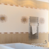 Плитка для підлоги під дерево 40х40 Golden Tile Зебрано Brown (коричнева), арт. К67830