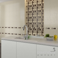 Плитка настенная 25х33 Golden Tile Вельвет Коричневый, арт. Л67061