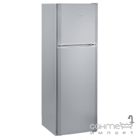 Двухкамерный холодильник с верхней морозилкой Liebherr CTsl 3306 Comfort (А+) серебристый