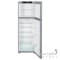 Двухкамерный холодильник с верхней морозилкой Liebherr CTsl 3306 Comfort (А+) серебристый