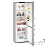 Двухкамерный холодильник с нижней морозилкой Liebherr CNef 5715 Comfort NoFrost нерж. сталь