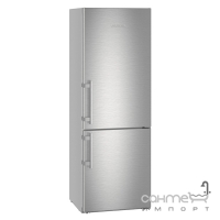 Двокамерний холодильник з нижньою морозилкою Liebherr CNef 5715 Comfort NoFrost нерж. сталь