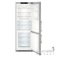 Двокамерний холодильник із нижньою морозилкою Liebherr CBNef 5715 Comfort BioFresh NoFrost (А++) нерж. сталь