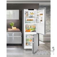 Двухкамерный холодильник с нижней морозилкой Liebherr CBNef 5715 Comfort BioFresh NoFrost (А++) нерж. сталь