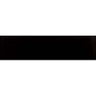 Плитка настінна 10x40 Equipe Evolution Negro Matt 14200 (чорна, матова)