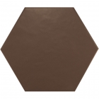 Плитка для підлоги, шестикутна 17,5x20 Equipe Hexatile Marron Mate 20548 (коричнева)