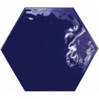 Плитка настенная, шестиугольная 17,5x20 Equipe Hexatile Cobalto Brillo 20522 (синяя)